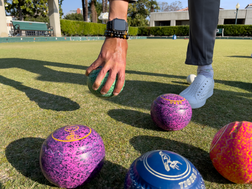 Friends, high five, Sport, Team, Club, Lawn Bowling, Game, Out Door, Style, Fashion, Beverly Hills Roxbury park